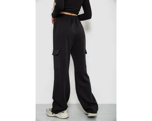 Спорт штани жіночі, колір чорний, 129R1355