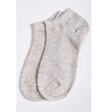 Однотонні короткі шкарпетки, сіро-бежевого кольору, для жінок, 151R2866