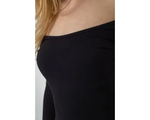 Сукня базова однотонна, колір чорний, 244R191