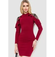 Ошатне плаття, колір бордовий, 214R401