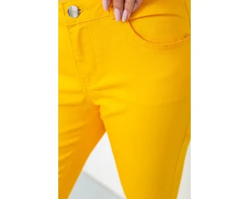 Джинси жіночі, колір жовтий, 244R183