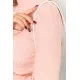 Водолазка жіноча в рубчик, колір світло-персиковий, 204R9029