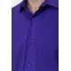 Сорочка чоловіча однотонна, колір фіолетовий, 214R7081