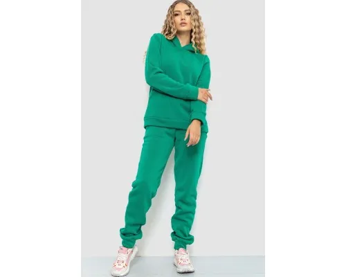 Спорт костюм жіночий на флісі, колір зелений, 214R0102