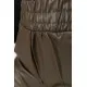 Лосіни жіночі на флісі, колір темно-зелений, 164R82