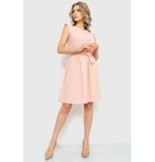 Сукня однотонна, колір персиковий, 230R007