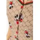 Жіноча піжама з принтом, колір бежевий, 219RP-241