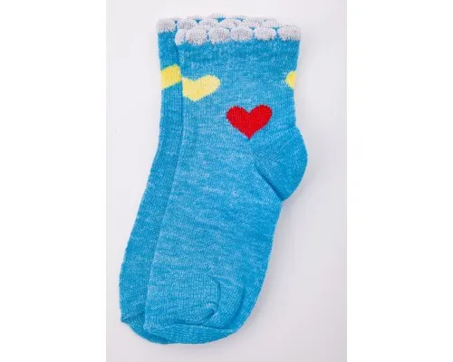 Бавовняні дитячі шкарпетки, блакитного кольору, 167R601-1