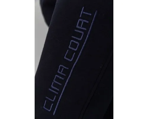 Спортивні штани чоловічі на флісі, колір темно-синій, 211R2071