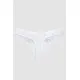 Труси жіночі стрінги, колір біло-чорний, 242R8816