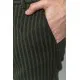 Чоловічі штани в смужку, колір хакі, 157R2003