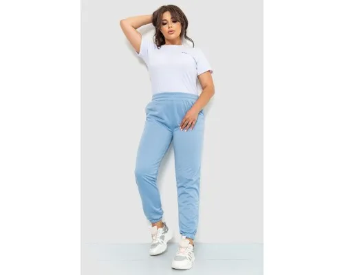 Спорт штани жіночі двонитка, колір джинс, 102R292