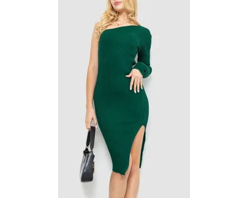 В'язане плаття, колір зелений, 204R174