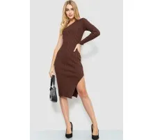 В'язане плаття, колір коричневий, 204R174