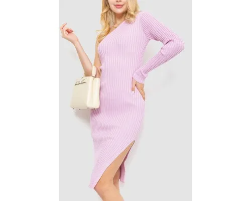 В'язане плаття, колір світло-рожевий, 204R174