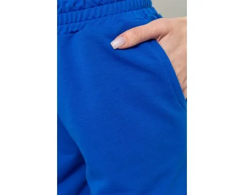 Спорт штани жіночі двонитка, колір синій, 102R292
