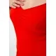 Сукня базова однотонна, колір червоний, 244R265