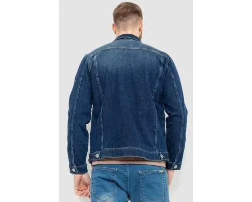 Джинсова куртка чоловіча, колір синій, 157R4607