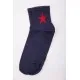 Жіночі шкарпетки, темно-синього кольору з принтом, 167R404