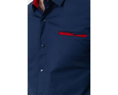 Сорочка чоловіча класична, колір синьо-червоний, 214R7050