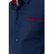Сорочка чоловіча класична, колір синьо-червоний, 214R7050