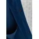 Вітровка чоловіча на кнопках, колір синій, 131R3022-1