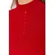 Водолазка жіноча в рубчик, колір бордовий, 204R044