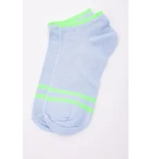 Жіночі короткі шкарпетки, блакитного кольору зі смужками, 167R221-1