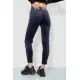 Спорт штани жіночі велюрові, колір темно-синій, 244R5569