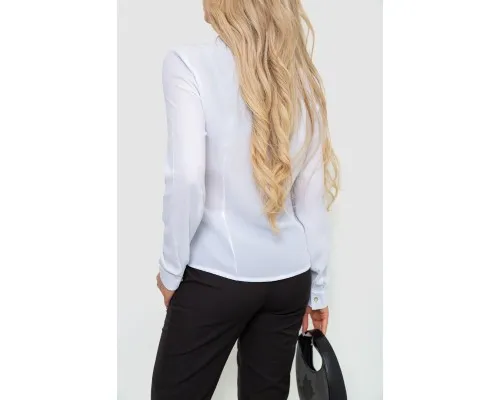 Блуза жіноча шифонова, колір білий, 186R504