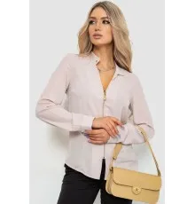 Блуза жіноча шифонова, колір бежевий, 186R504
