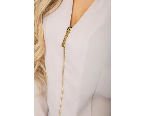 Блуза жіноча шифонова, колір бежевий, 186R504