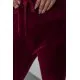 Спорт штани жіночі велюрові, колір бордовий, 244R5569