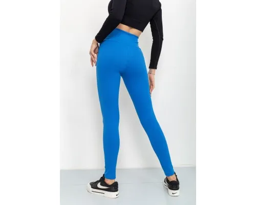 Лосини жіночі в рубчик, колір джинс, 205R606
