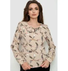 Блуза жіноча шифонова, колір бежевий, 186R198