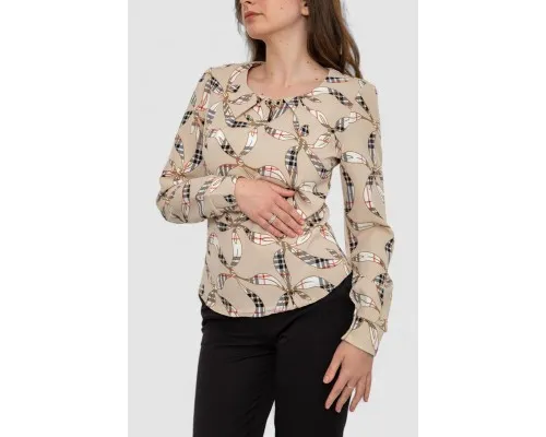 Блуза жіноча шифонова, колір бежевий, 186R198