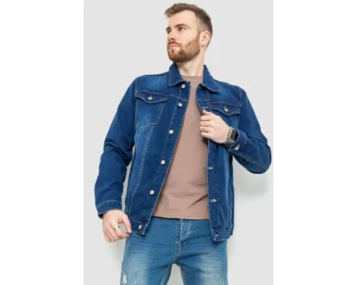 Джинсова куртка чоловіча, колір синій, 157R0110