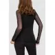 Блуза, колір чорний, 186R520