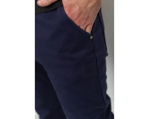 Штани чоловічі на флісі, колір темно-синій, 129R2079-1
