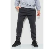 Спорт чоловічі штани на флісі, колір темно-сірий, 244R41517