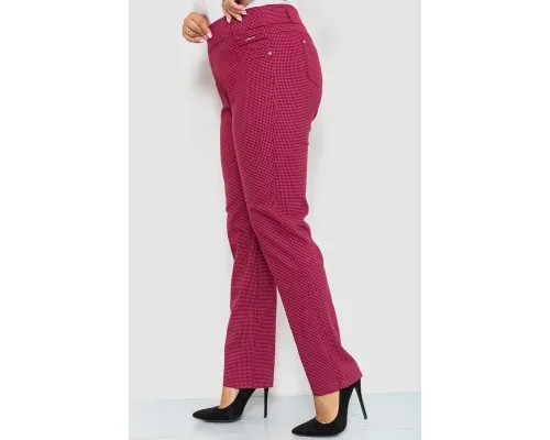 Штани жіночі класичні, колір бордовий, 214R320