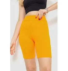 Велотреки жіночі однотонні, колір помаранчевий, 221R3019