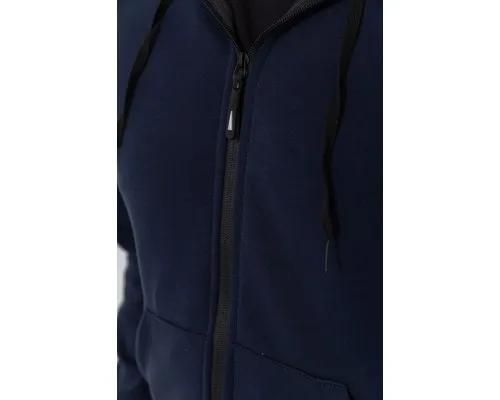 Спорт костюм чоловічий двонитка, колір темно-синій, 119R200-5