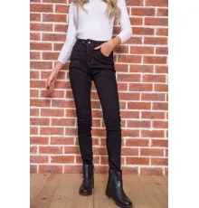 Стрейчеві жіночі джинси, чорного кольору, 167R2023-3