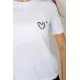 Жіноча футболка з принтом, колір білий, 241R122