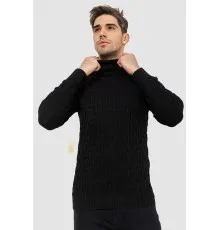 Гольф-светр чоловічий, колір чорний, 161R619