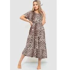 Сукня жіноча, колір леопардовий, 219RT-4025