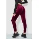 Спорт штани жіночі велюрові, колір бордовий, 244R5571