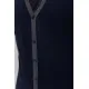 Кофта чоловіча на ґудзиках, колір темно-синій, 235R21592