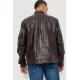 Куртка чоловіча демісезонна екошкіра, колір коричневий, 243R1009-2